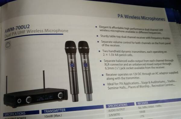Wireless Microphone - Ahuja