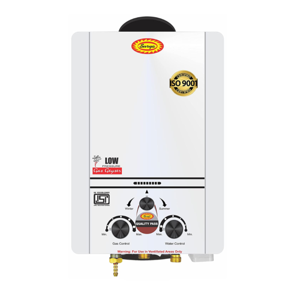 Gas Water Heater - Surya Roshni limited