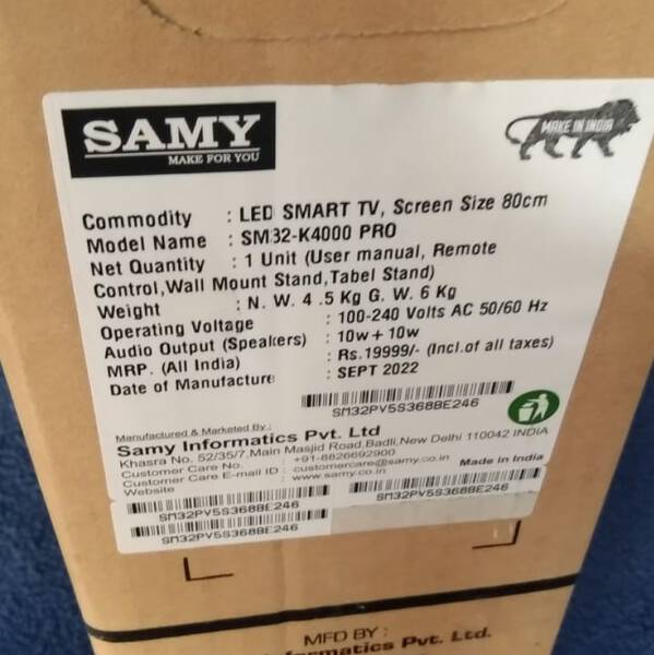 Smart TV - SAMY