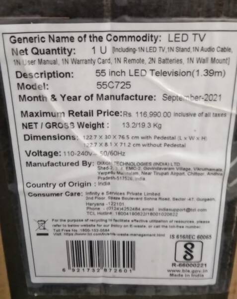 LED TV - TCL