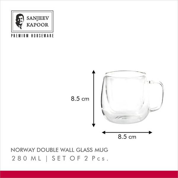 Glass Mug - Sanjeev Kapoor