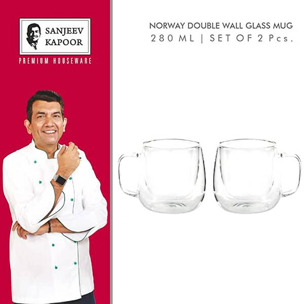 Glass Mug - Sanjeev Kapoor