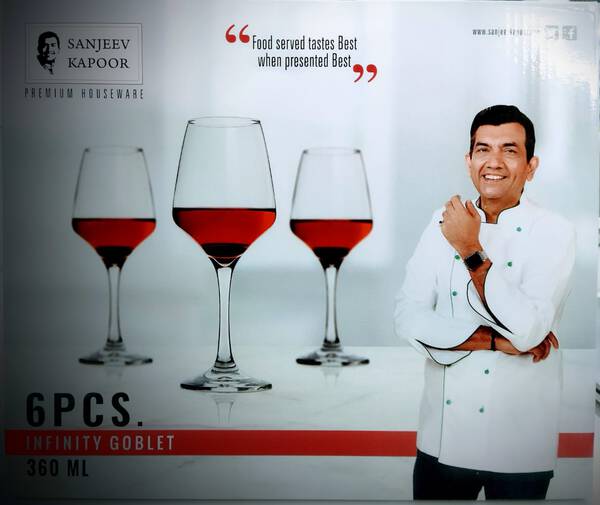Infinity Goblet Glass - Sanjeev Kapoor