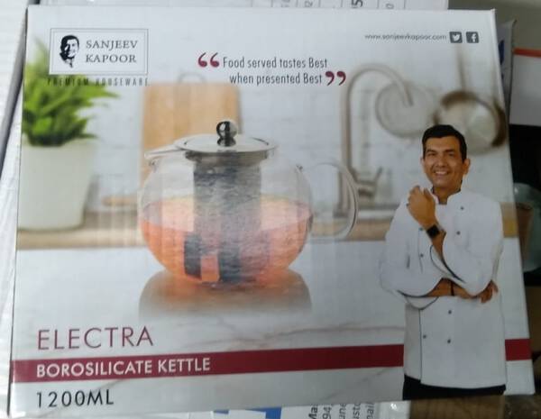 Borosilicate Kettle (Borosilicate Kettle) - Sanjeev Kapoor