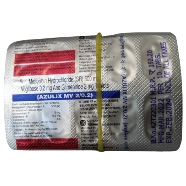 Azulix MV 2/0.2 - Torrent Pharmaceuticals Ltd