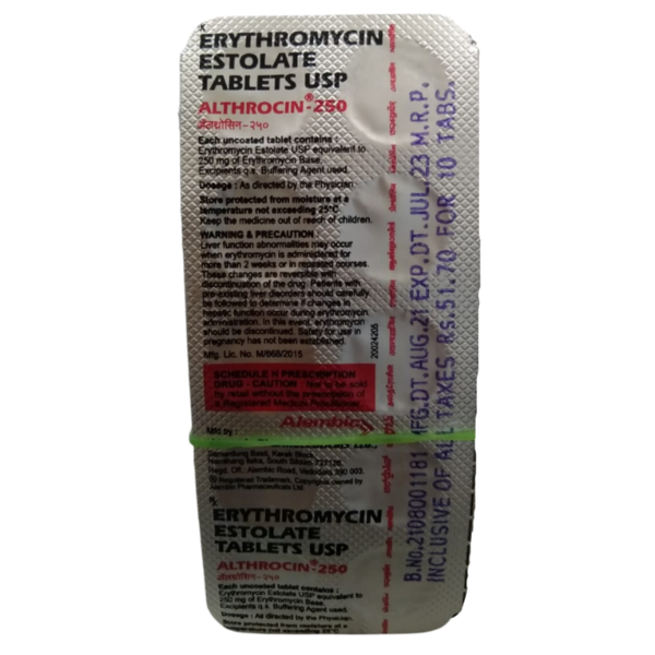 Althrocin-250 - Alembic Pharmaceuticals Ltd