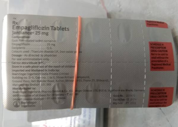 Jardiance 25mg Tablets - Boehringer Ingelheim