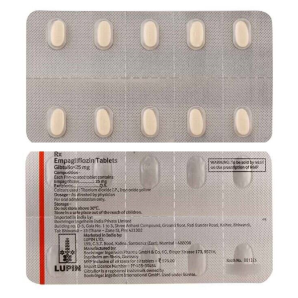 Gibtulio 25mg - Lupin Pharmaceuticals, Inc.