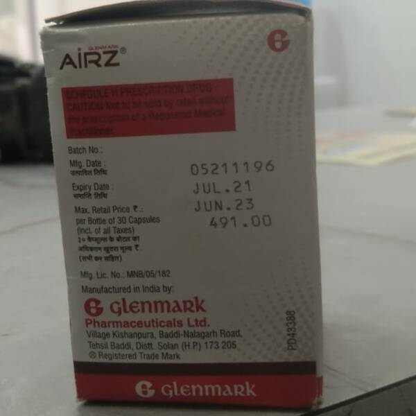 AiRZ - Glenmark Pharmaceuticals Ltd