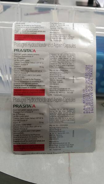 Prasita-A - Sun Pharmaceutical Industries Ltd