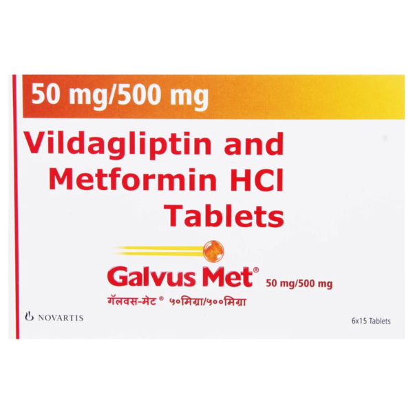 Galvus Met 50mg/500mg Tablet - Novartis Healthcare Pvt. ltd