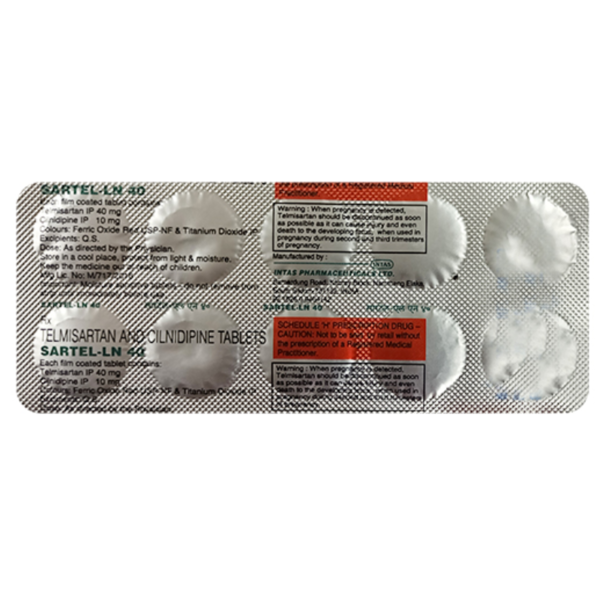 Sartel-LN 40 - Intas Pharmaceuticals Ltd