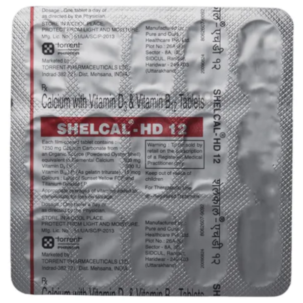 Shelcal-HD 12 - Torrent Pharmaceuticals Ltd