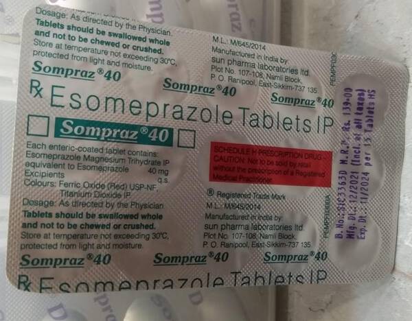 Sompraz 40 Tablets - Sun Pharmaceutical Industries Ltd