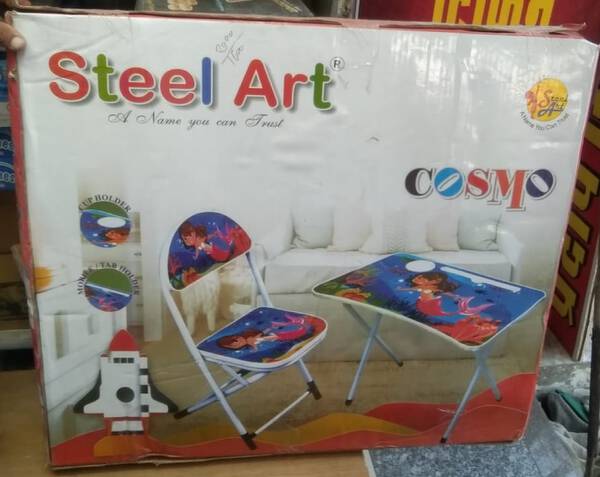 Study Table & Chair - Steel Art