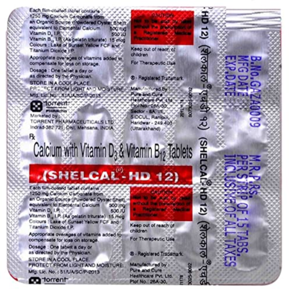 Shelcal-HD 12 - Torrent Pharmaceuticals Ltd