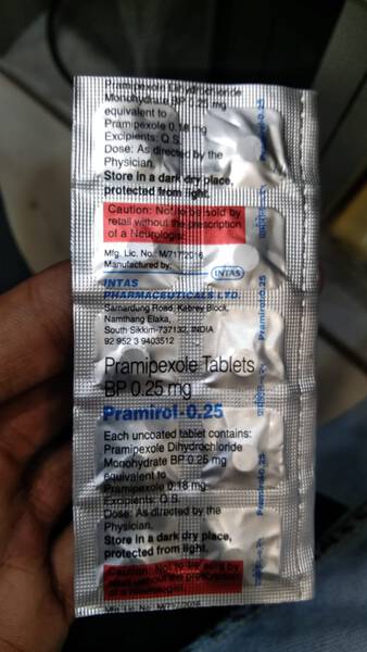 Pramirol 0.25 - Intas Pharmaceuticals Ltd