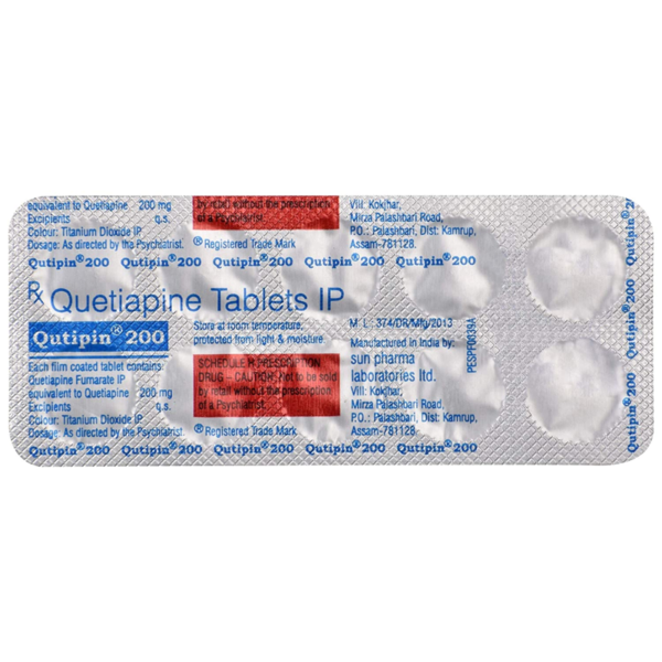 Qutipin 200 Tablets - Sun Pharmaceutical Industries Ltd