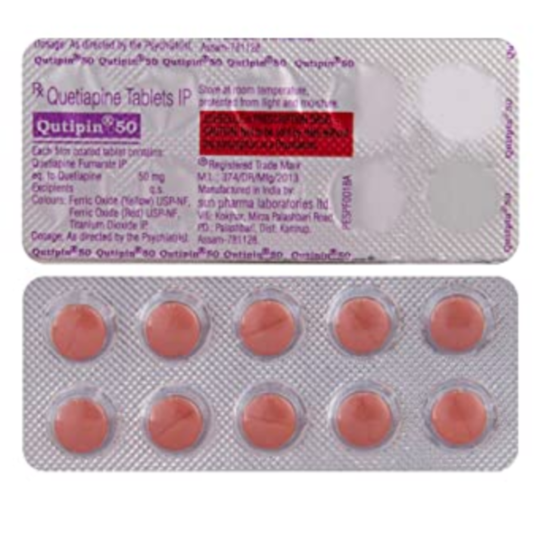 Qutipin 50 Tablets - Sun Pharmaceutical Industries Ltd
