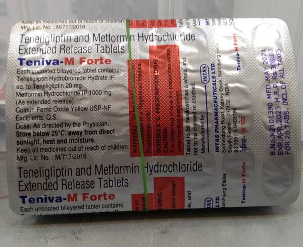 Teniva-M  Forte - Intas Pharmaceuticals Ltd