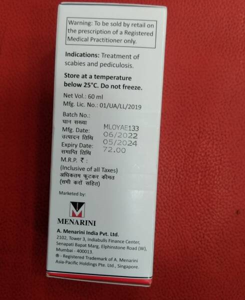Scabper Lotion - Menarini