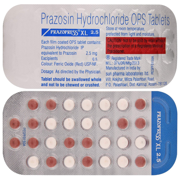 Prazopress XL 2.5 - Sun Pharmaceutical Industries Ltd