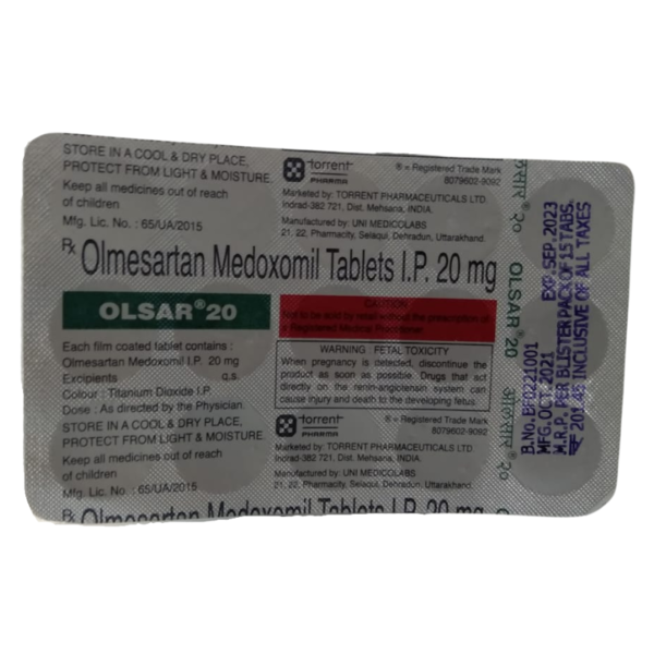 Olsar 20 - Torrent Pharmaceuticals Ltd
