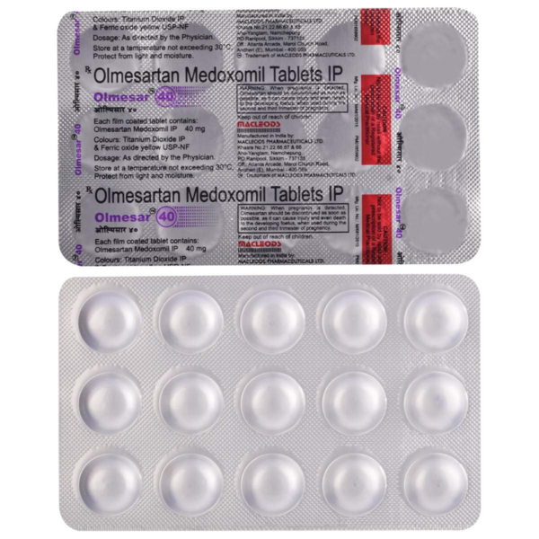 Olmesar 40 - Macleods Pharmaceuticals Ltd