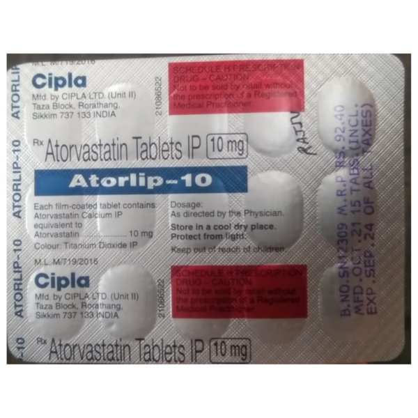 Atorlip 10 Tablet - Cipla