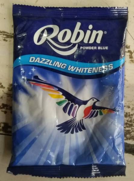 Dazzling Whiteness Powder Blue - Robin