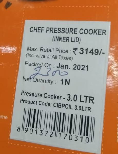 Pressure Cooker - Cello
