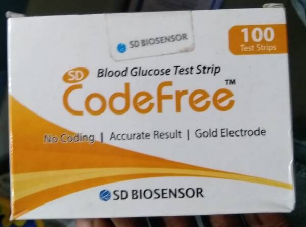 Blood Glucose Test Strips - Codefree