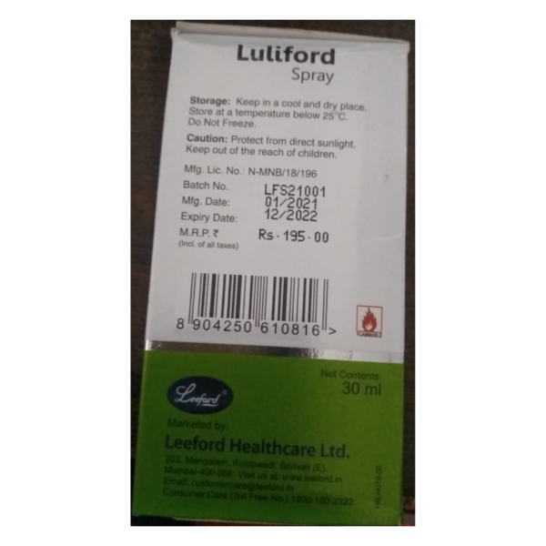 Luliford Spray - Leeford Healthcare ltd