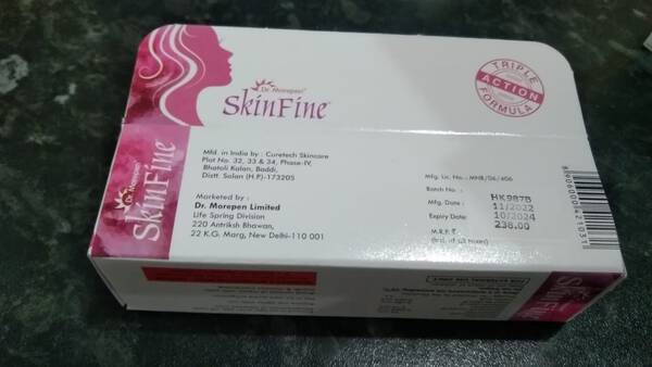 Skinfine Cream - Dr. Morepen