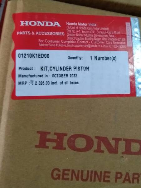 Genuine Parts - Honda