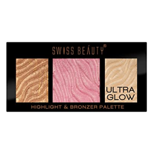 Highlighter & Bronzer Palette - Swiss Beauty