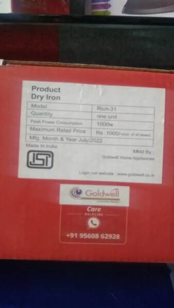 Dry Iron - Goldwell