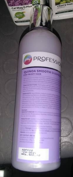 Qunioa Smooth Shampoo - Godrej Professional
