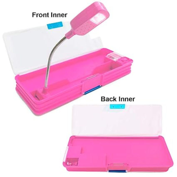 Magnetic Pencil Box with LED Lamp Light - Chirplay