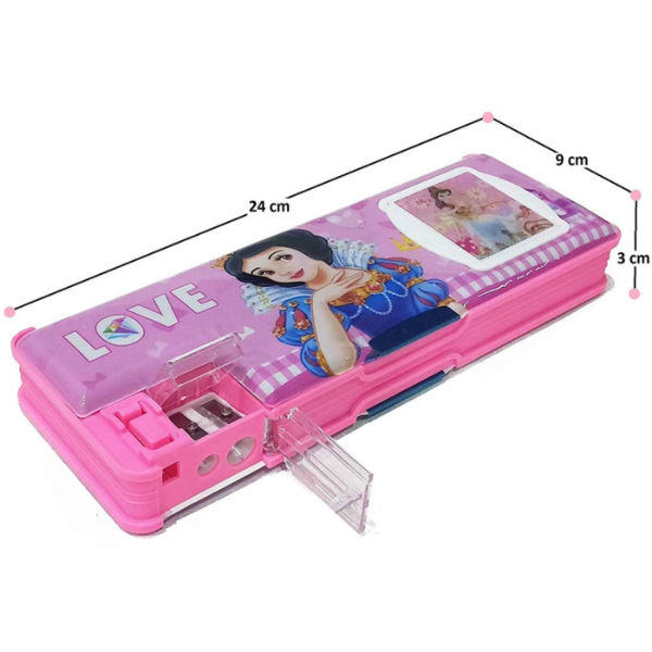Calculator Pencil Box with Stationery Itmes - Generic
