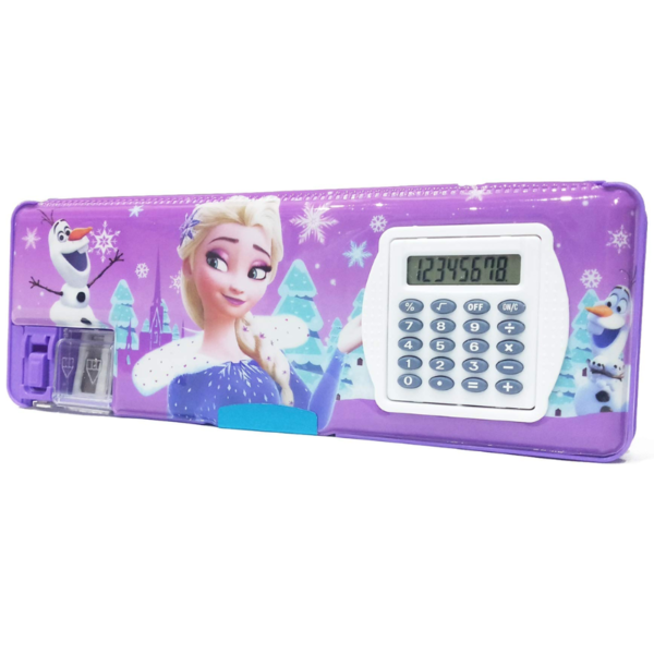 Calculator Pencil Box with Stationery Itmes - Generic