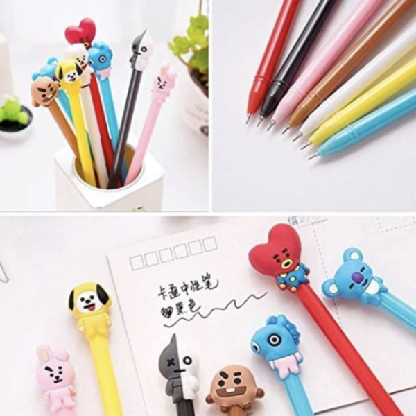 BTS Ballpoint Pen & Pencils Set - Generic