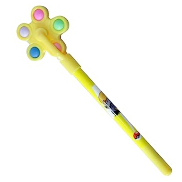 Pop Bubble Silicone Toy With Ball Pen - Generic