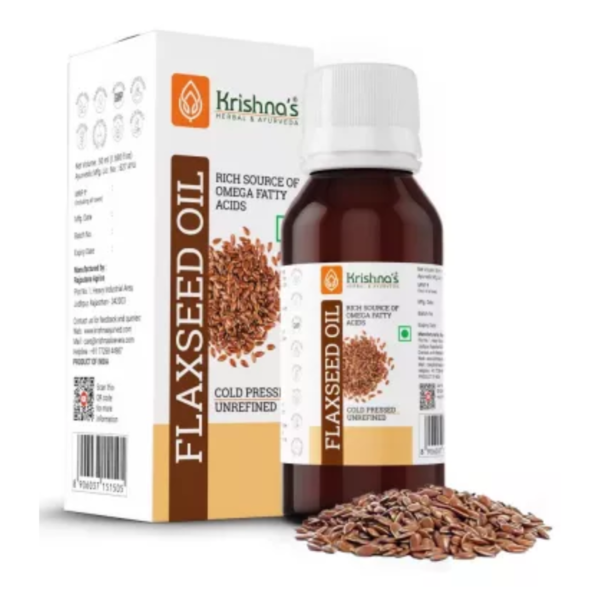 Flax Seed Oil - Krishna's Herbal & Ayurveda