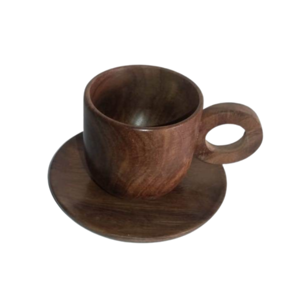 Wooden Cup Plate - Generic