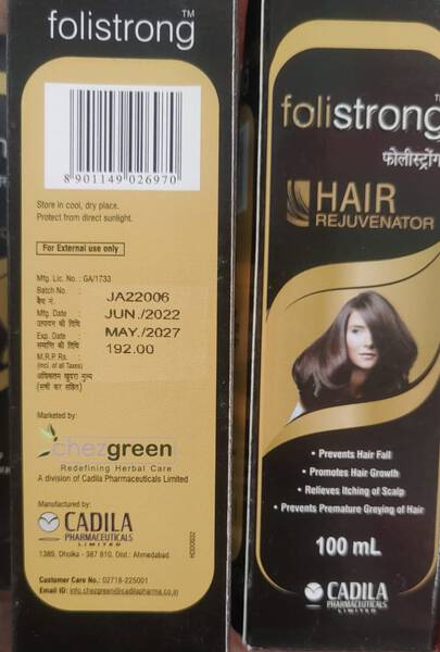 Hair Rejuvenator - Cadila Pharmaceuticals Ltd
