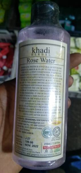 Rose Water - Khadi