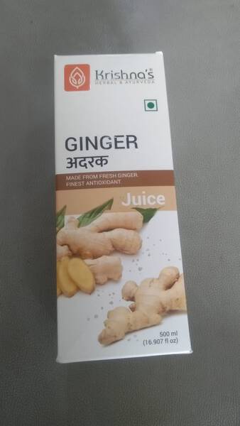 Ginger Juice - Krishna's Herbal & Ayurveda
