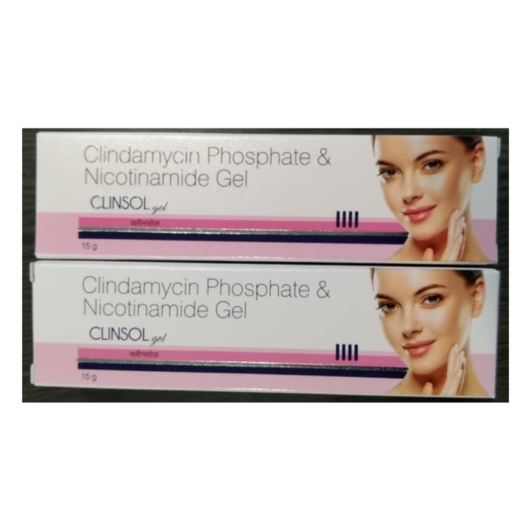 Clindamycin Phosphate & Nicotinamide Gel - Clinsol