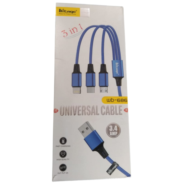 3 in 1 USB Cable - Hitage